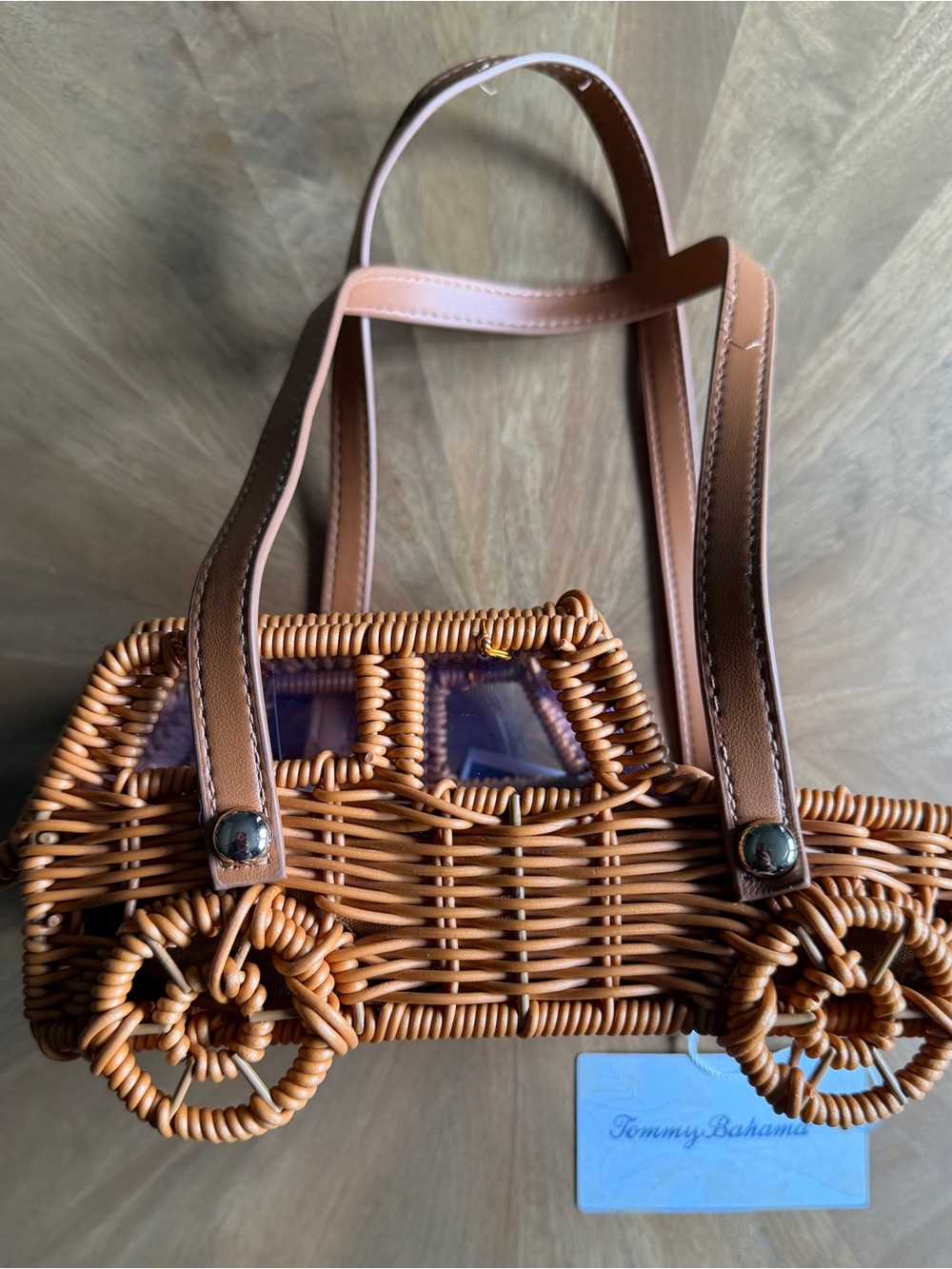 NWT Tommy Bahama Viral Wicker
Jeep Truck Car Handbag
Novelty Summer Purse Bag